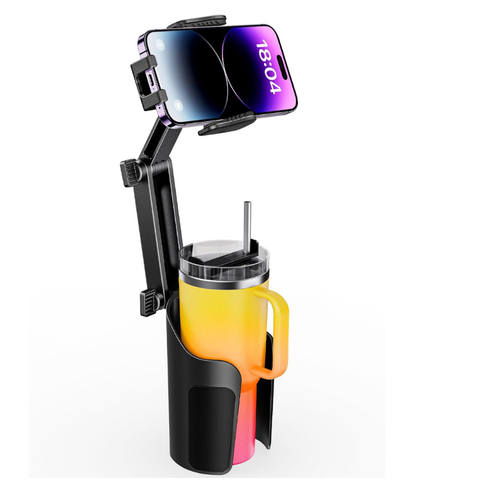 תמיכה טלפונית לרכב – התקנה במעמד כוס