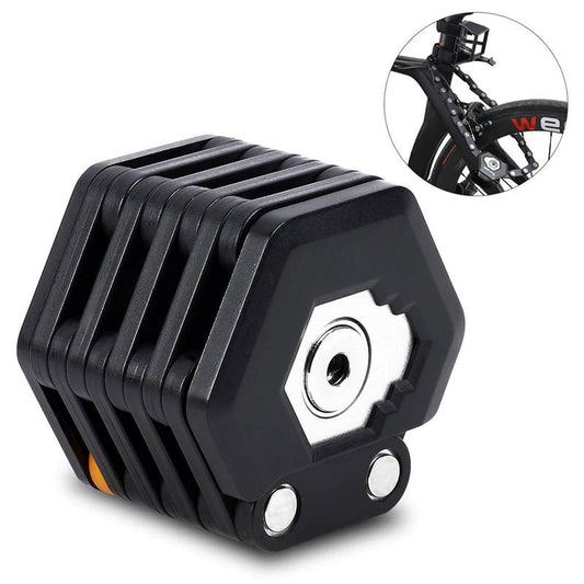 Sammenleggbart Sykkel Lås — Kompakt Og Robust Sikkerhet