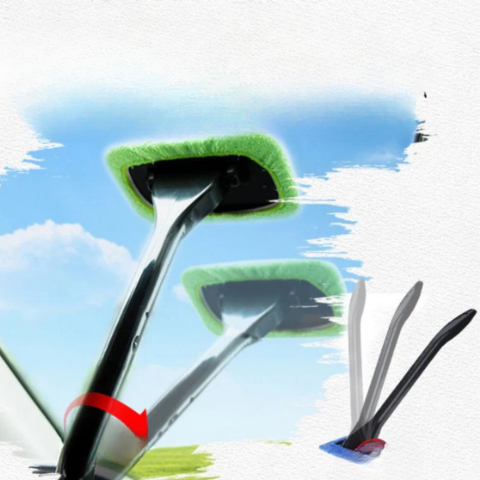 Rengøringsbørste til indersiden af forruden