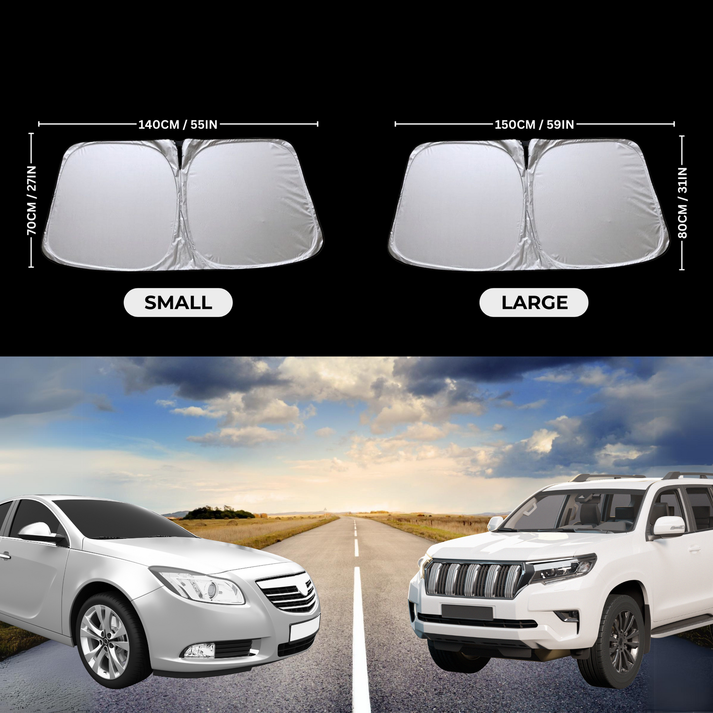 Sun Protection For Windshield | Anti-Heat And UV