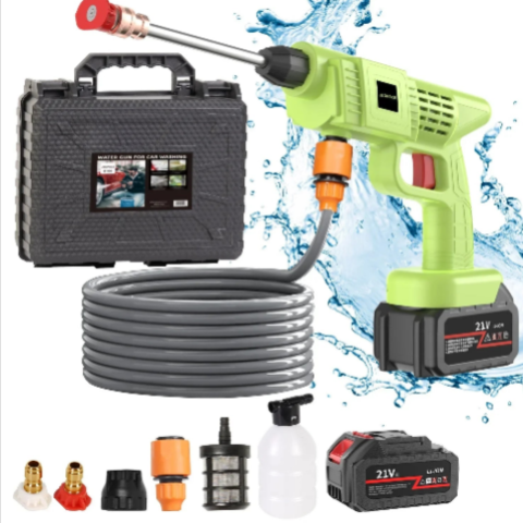 Pistola de limpieza inalámbrica para coche – Chorro de alta presión