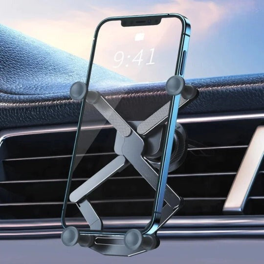 Support Téléphone Voiture Grille d’Aération – Rotation 360° & Verrouillage Automatique