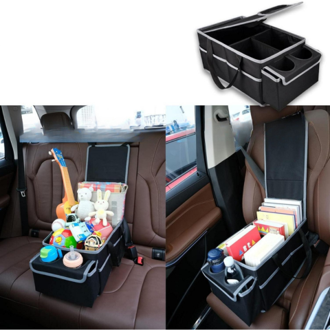 Folding Rear Seat Organizer — Well Organized Travel