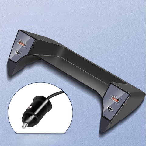 USB Hub Αυτοκινήτου — Γρήγορη Φόρτιση και Διακριτική Εγκατάσταση
