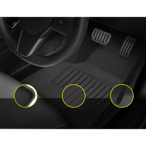 Tapis De Sol Sur Mesure Pour Tesla Model Y — Protection Intégrale & Design Élégant