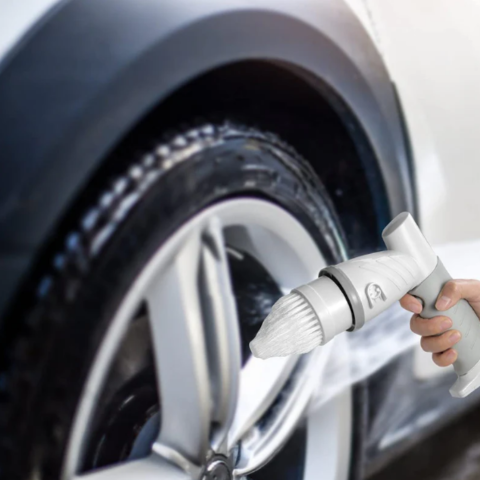 Elektrická čistiaca kefa — nabíjateľná a multifunkčná