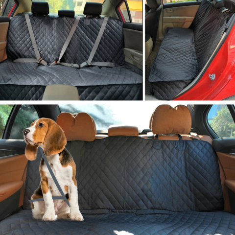 Funda de Asiento de Coche para Perro – Limpieza y Confort Asegurados