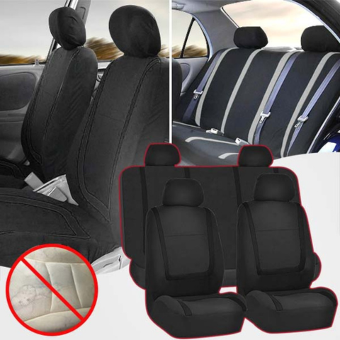 Lot De 9 Housses De Siège Auto – Protection Complète Intérieur