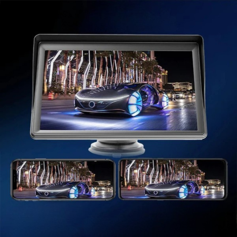 Multimedia-System im Auto — CarPlay & Android Auto kabellos