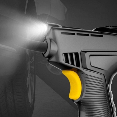 ضاغط هواء محمول — مضخة ذكية مع شاشة LCD