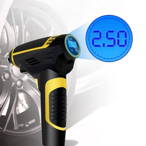Compresseur D’Air Portable Voiture – Affichage Digital Et Lumière LED