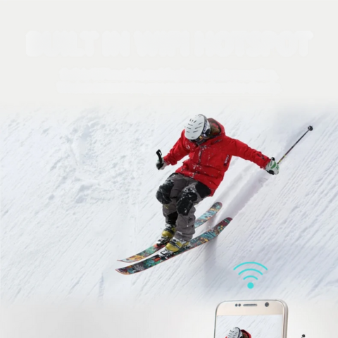 Mini Cámara Cascos – Versátil y Compacta