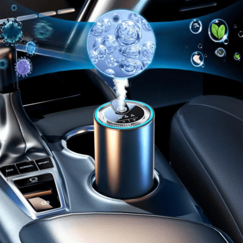 Difuzér aróm pre auto — Čistič a LED atmosféra