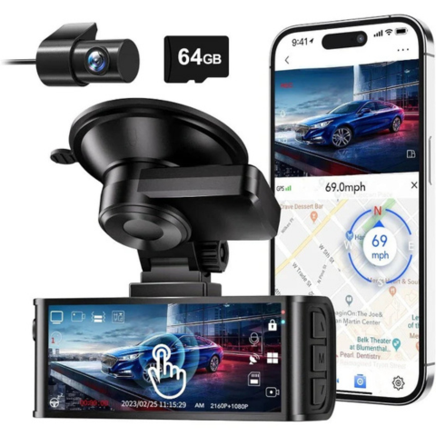 Dashcam Vorne und Hinten – Vollständiger Schutz Tag und Nacht