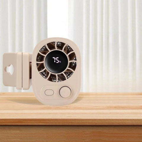 Ventilatore Ricaricabile Con Schermo LED — Freschezza Portatile E Batteria Lunga Durata