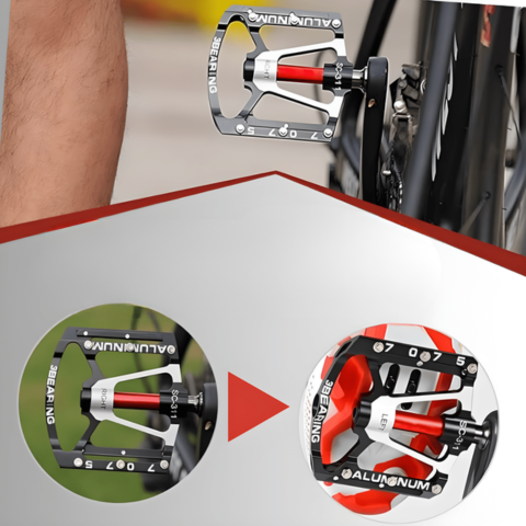 Pedales de bicicleta antideslizantes ultra ligeras — Duraderas para todas las carreteras