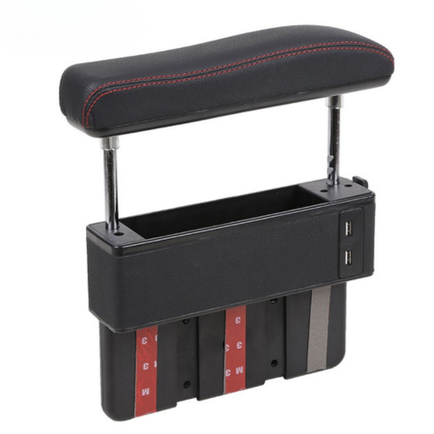 Universellt Bilstöd — Justerbar Komfort Med Inbyggd USB-Port