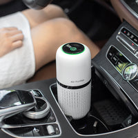 Purificator de Aer pentru Mașină Portabil – Ionizator Silențios & Reîncărcabil USB