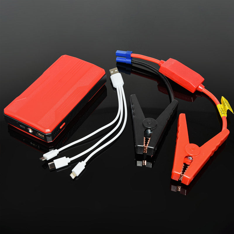 Booster de batería de coche 12V — Arranque rápido y seguro