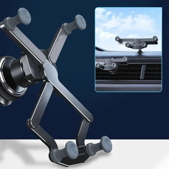 Support Téléphone Voiture Grille d’Aération – Rotation 360° & Verrouillage Automatique