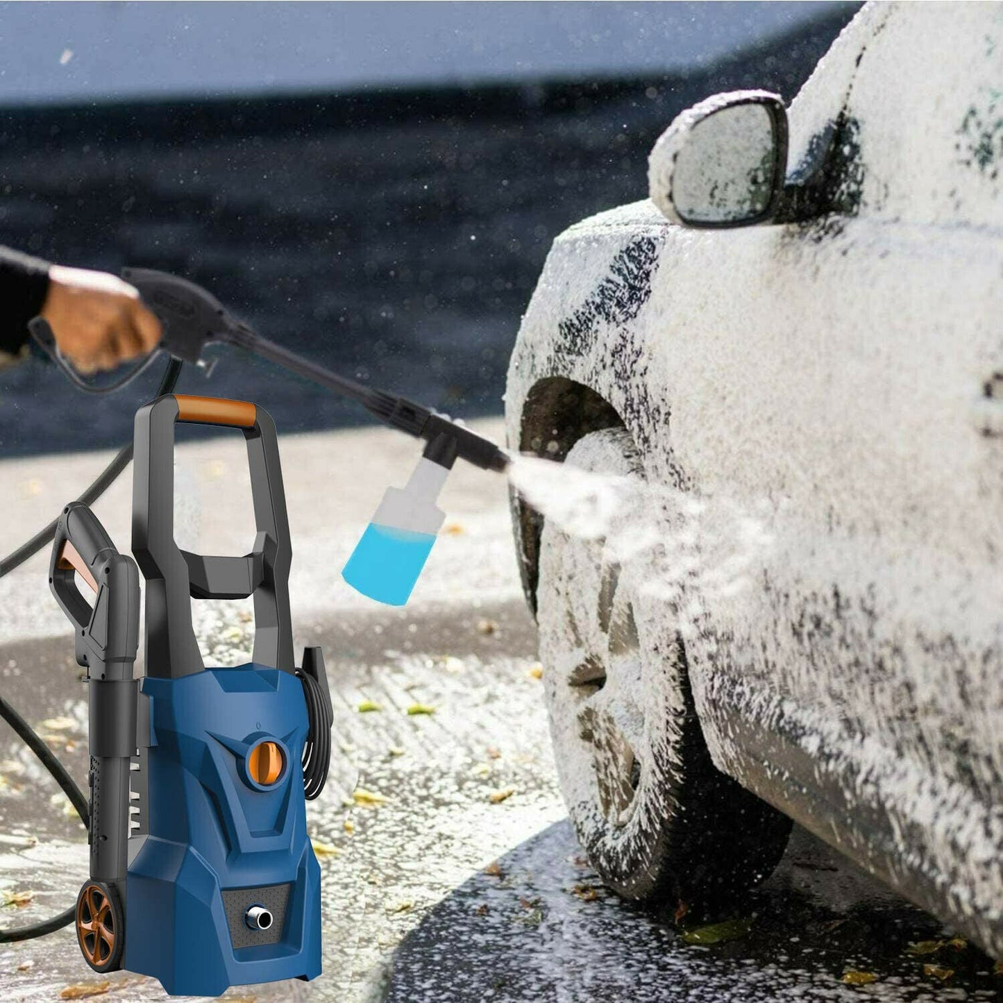 Hochdruckreiniger Elektrisch — Leistung 3000 PSI für eine intensive Reinigung