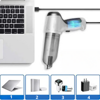 Cordless Portable Car Vacuum – Powerful, Lightweight & USB Rechargeable 