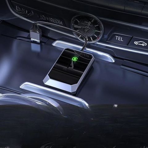 Adaptador CarPlay Inalámbrico – Conexión Automática y Rápida 