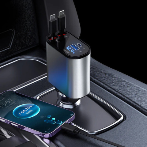 Nopea autolaturi – Yhteensopivuus iPhonen ja USB-C:n kanssa 
