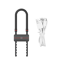 Zabezpieczenie rowerowe Bluetooth i odcisk palca 