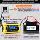 Intelligent Car Battery Charger 12V/24V - LCD Display & Automatic Protection 