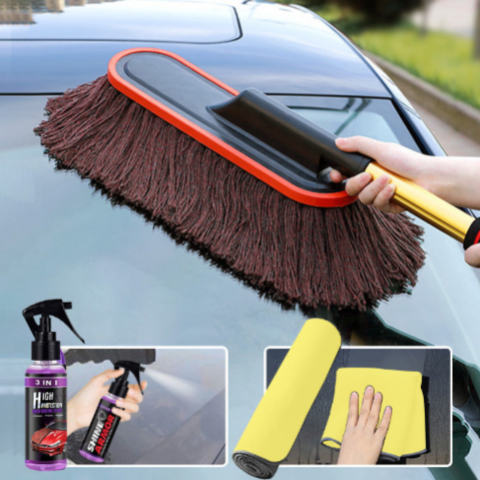 Spazzola per Lavaggio Auto – Pulizia Efficace Senza Graffi 