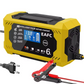 Intelligent Car Battery Charger 12V/24V - LCD Display & Automatic Protection 