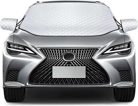 車用フロントガラス保護シート — 太陽と霜からの保護 