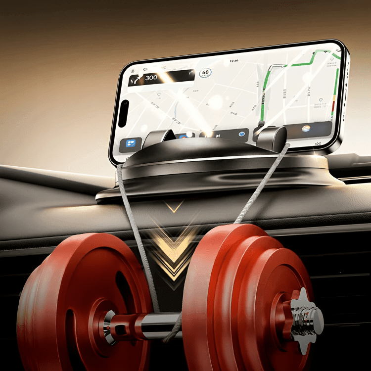 Soporte para Smartphone de Coche – Antichoque, Orientable y Fiable 