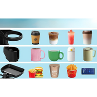 Car Cup Holder With Multifunction Tray — Easy To Install And Universal 