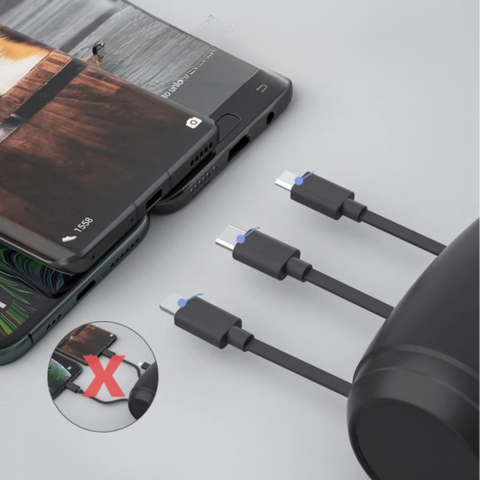 Bil-lader med flere porter — Ideell for alle enhetene dine 