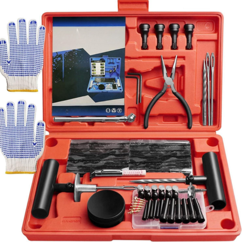 Kit De Réparation De Pneus Pour Voiture — Outils Pratiques 100 Pièces
