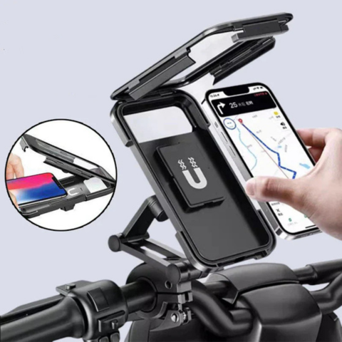 Support Étanche Guidon – Maintien Stable Et Recharge Rapide