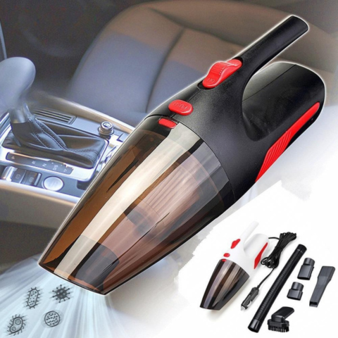 Portable Car Vacuum – Rechargeable and Versatile 