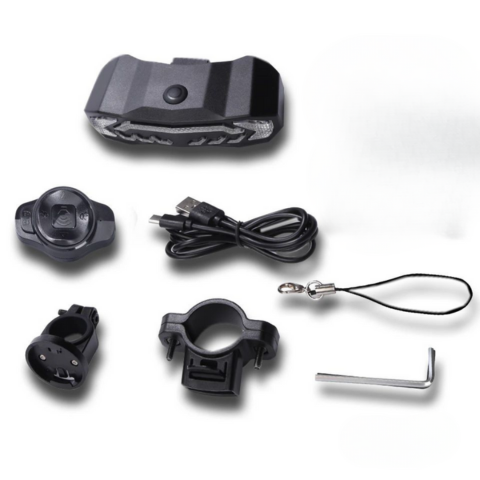 Πίσω φως ποδηλάτου πολλαπλών λειτουργιών - Σήμα στροφής, φρένο & συναγερμός