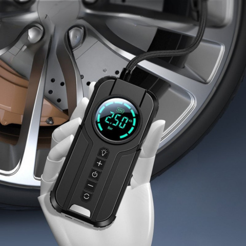 Portable Air Compressor – High Precision LED Display 