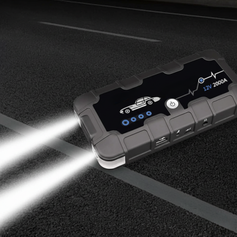 Εκκινητής Μπαταρίας 12V 2000A — Γρήγορη Φόρτιση & Πολυλειτουργική 