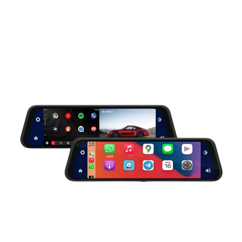 Intelligent bakspeil med kamera foran og bak - HD Vision og parkeringsassistanse