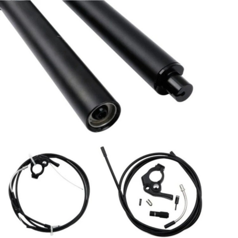 Adjustable Seat Post For Bike – With Cable Kit And Lever 