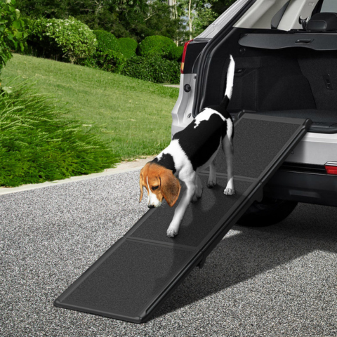 Sammenklappelig Rampe Til Hund — Nem Adgang Til Bilen 