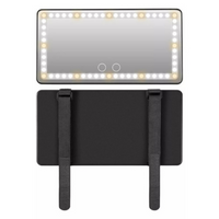 車用サンバイザーLEDミラー - 調整可能で充電式の照明 