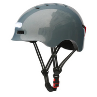 Stadtfahrradhelm – Mit vorderer und hinterer LED-Beleuchtung 