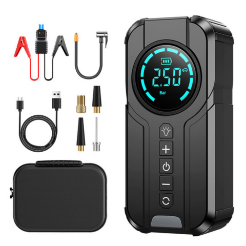 Portable Air Compressor – High Precision LED Display 