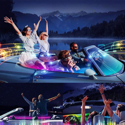 Súprava LED osvetlenia interiéru auta — Vytvorte ideálnu atmosféru 