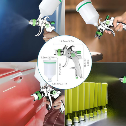 Professionelle Spritzpistole – Einstellbar und Multifunktional 